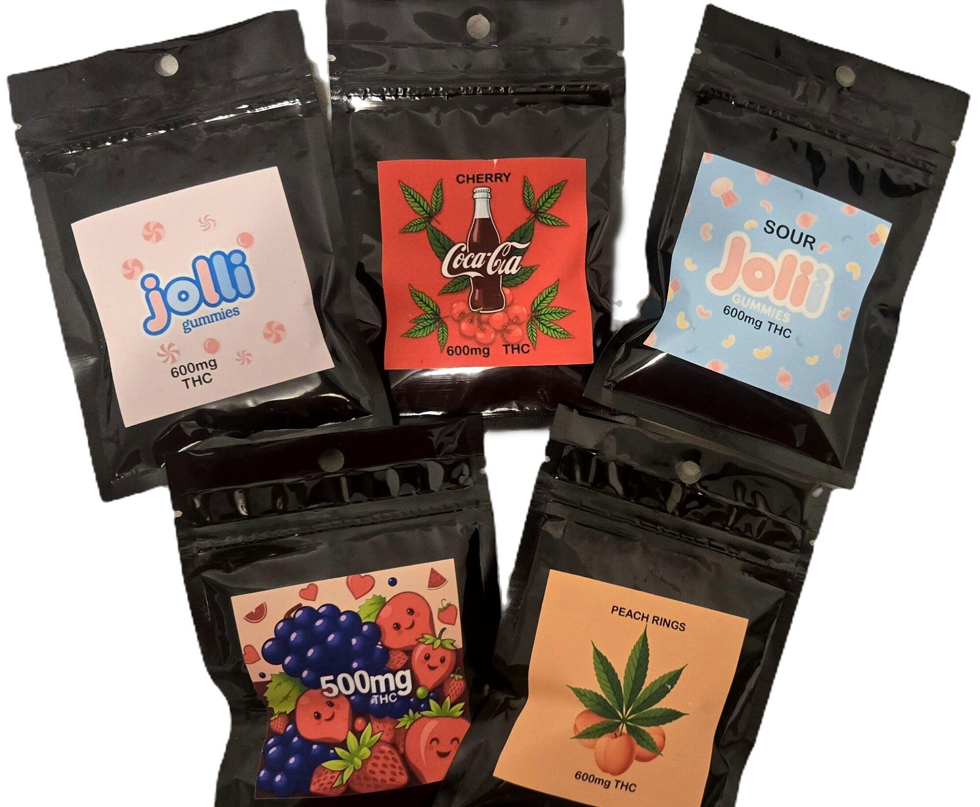 Assorted Flavors 600mg Gummies