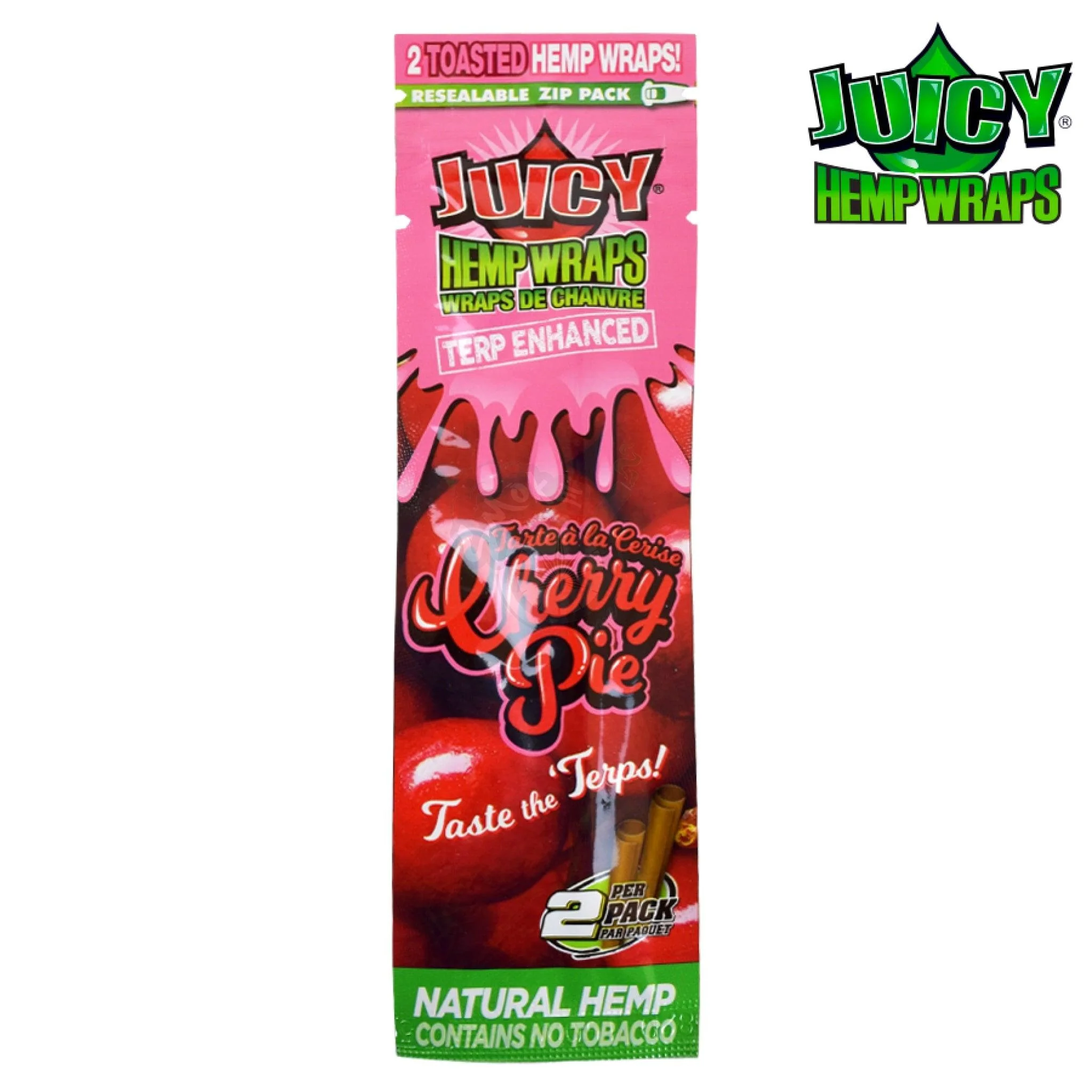 Cherry Pie - Juicy Jay Terp Enhanced Hemp Wraps