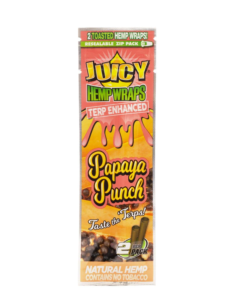 Papaya Punch - Juicy Jay Terp Enhanced Hemp Wraps