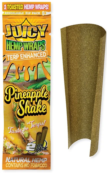 Pineapple Shake - Juicy Jay Terp Enhanced Hemp Wraps